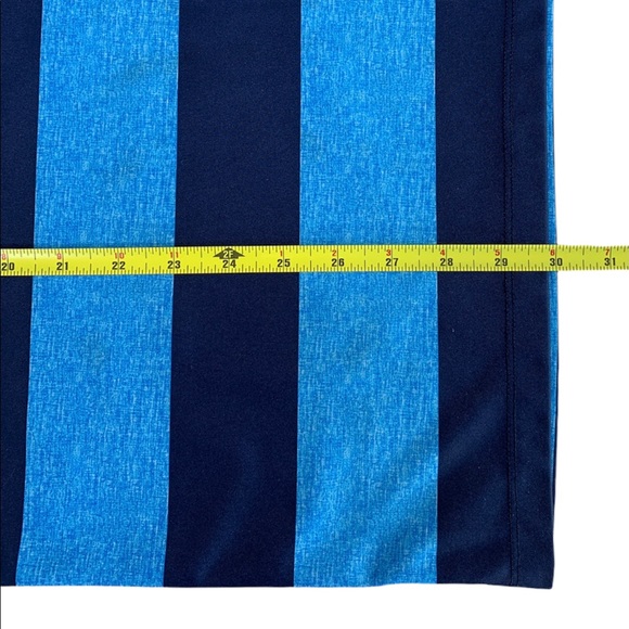 Nike Golf DRI-FIT XL Standard Fit Blue Striped short Sleeve Shirt Blue - Picture 12 of 12